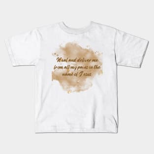 Jesus heal me! Kids T-Shirt